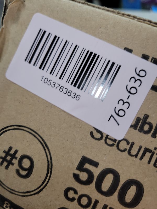 Photo 1 of #9 Double Window Security Envelopes, HERKKA No.9 Double Window Business Envelopes Designed for Quickbooks Invoices and Business Statements - Number 9 Size 3 7/8 Inch X 8 7/8 Inch - 24 LB - 500 Pack