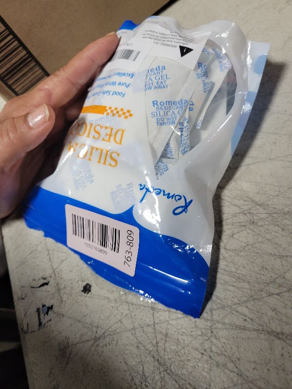 Photo 1 of 15 Pcs 20 Gram Silica Gel Packs, Transparent Desiccant, Desiccant Packets for Storage, Moisture Packs for Spices Jewelry Shoes Boxes Electronics Storage