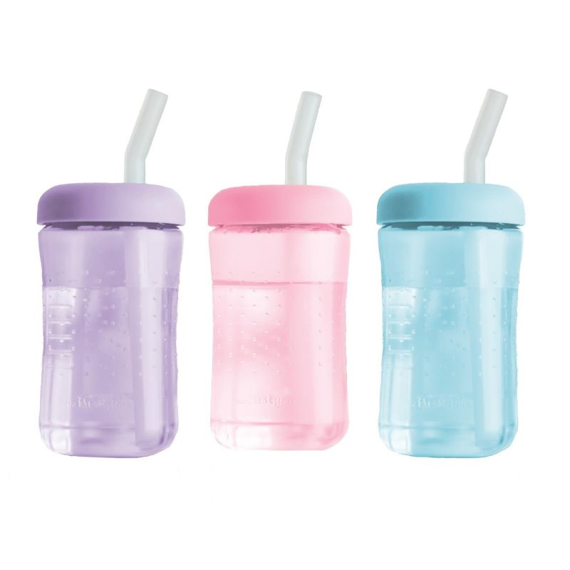 Photo 1 of  The First Years Squeeze & Sip Toddler Straw Cups 7 oz 3 Count Ages 6+ Months 