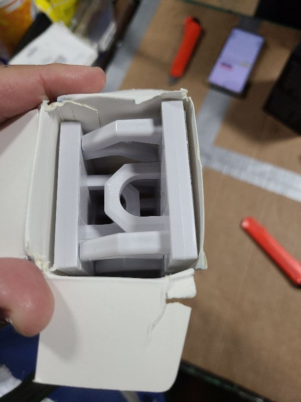 Photo 1 of 2 Pack Hat Organizer for Baseball Caps, Strong Adhesive Hat Rack for Wall, Multilayer Hat Storage Display Holder, Wall Mounted Hats Hooks Hold up to 18 Hats for Closet Door and Bedroom (White)