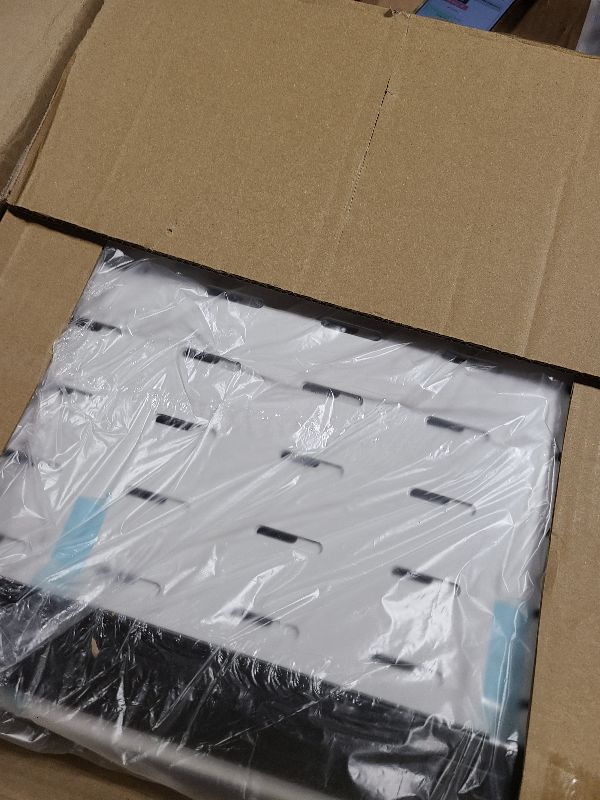 Photo 1 of 2 Pack Pull out Cabinet Organizer, Expandable Width(14"-24"), Depth(13"-24") with 3 Rails, Slide Out Drawers With Raising Pad for Framed Cabinets, with Adhesive Film for Cabinets in Kitchen, White