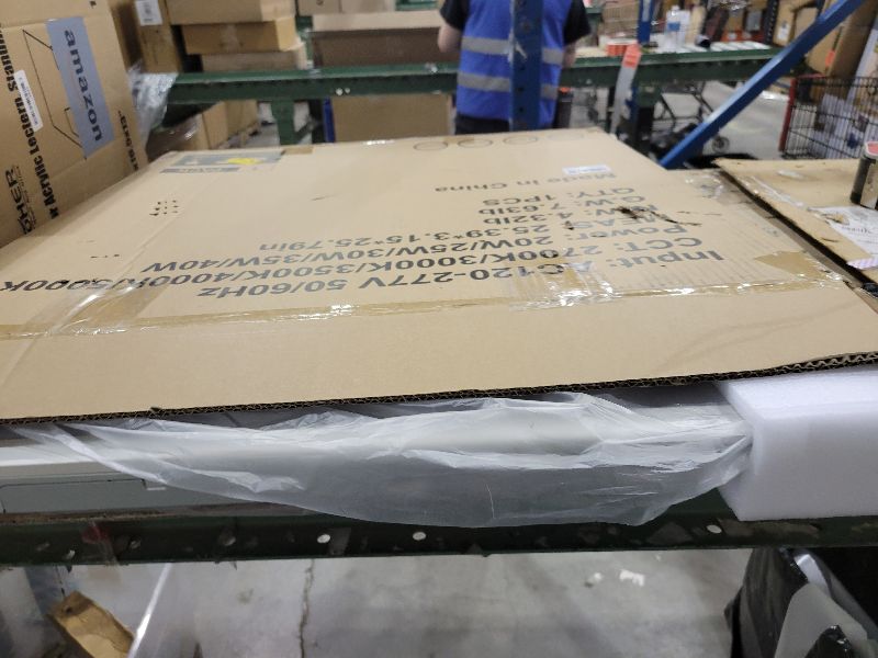 Photo 1 of 2x2 LED Light Flat Panel, 40/35/30/25/20W, 5 Color Temps 2.7K/3K/3.5K/4K/5K, Dimmable (0-10V) Recessed Ceiling Lights, 5200 LM, Fixture Flush Mount Ceiling for Office Kitchen Garage ETL-1Pack