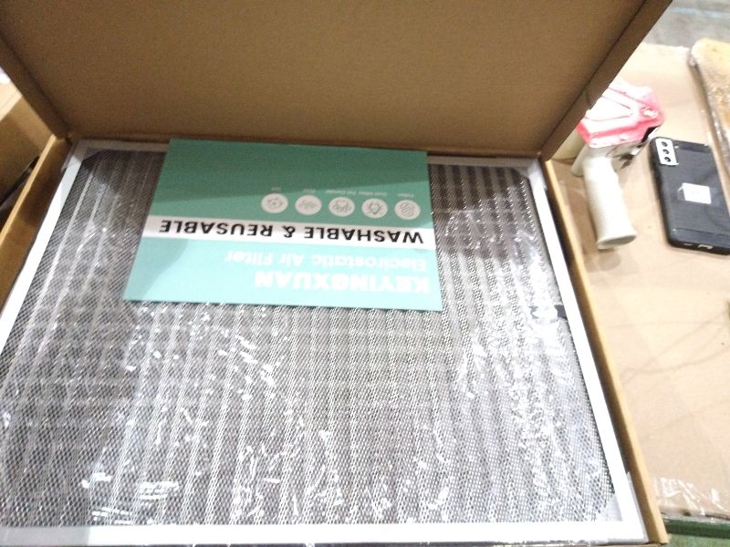 Photo 1 of 16x20x1 Reusable Air Filter, Washable, Electrostatic HVAC AC Furnace Filter, Merv 8, Lasts a Lifetime, Breathe Safe at Home or in the Office (Actual Size:15.5x19.75x0.8 Inch)