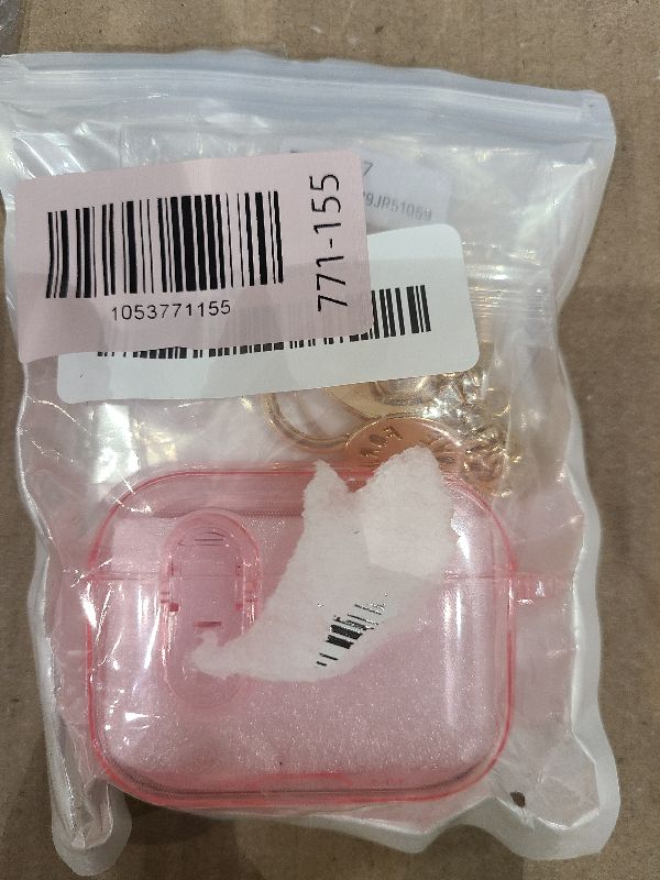 Photo 1 of (with Safety Lock) Clear Case for Apple AirPods Pro 3rd 2025 Women, VOTILE Soft TPU Transparency Air pods Pro 3 Gen Earbuds Case Girl Bling Keychain for Airpod iPod Pro 3rd Gen