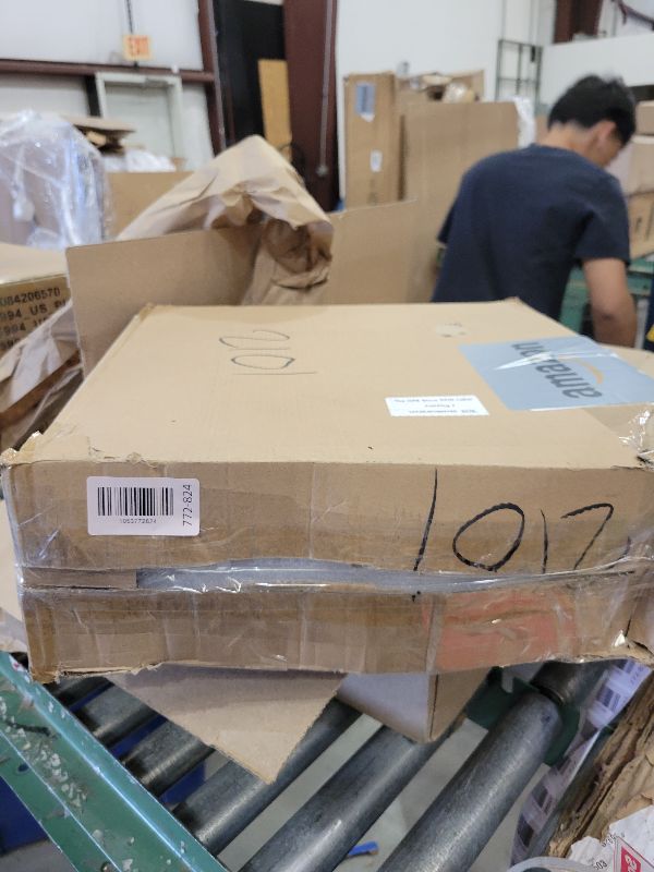 Photo 1 of 15.8 Inch Dimmable LED Flush Mount Ceiling Light, 32W, 3480LM, 3000K/3700K/4000K/5000K/6000K, Round Flat Panel Low Profile Ceiling Light Fitures for Hallway, Kitchen, Bedroom, 4PK White