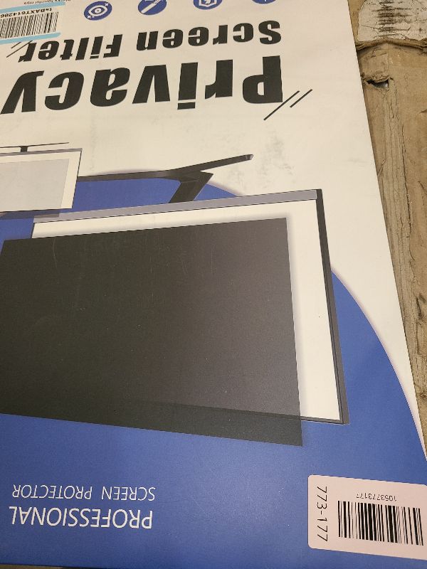 Photo 1 of [2-Pack] 24 Inch Privacy Screen for Computer Monitor 16:9 Aspect Ratio, Eye Protection Anti Blue Light Glare Shield, 24inch Removable Black Blackout Anti Spy Desktop Security Private Filter