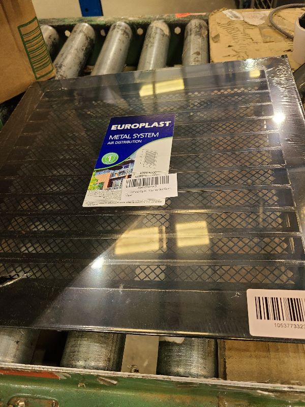 Photo 1 of 12" x 12" Inch Square Black Galvanized Steel Ventilation Grille with Metal Mesh (Duct 12" x 12"/Grille 14" x 14") HVAC Heating Cooling Air Intake Louvered Vent - Exhaust Outdoor Vent System Duct Cover