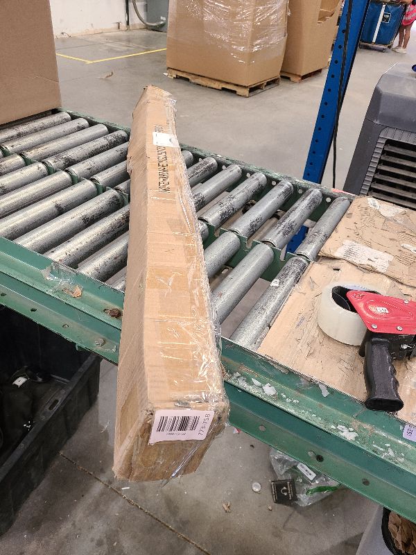 Photo 1 of 1 Inch Modern Double Window Curtain Rods,72-144 Inch Adjustable Telescoping Heavy Duty Stylish Drapery Rods Decorative Solid Square Allufer Finials for Dual Curtain Rod Window Treatment, Brushed Gold