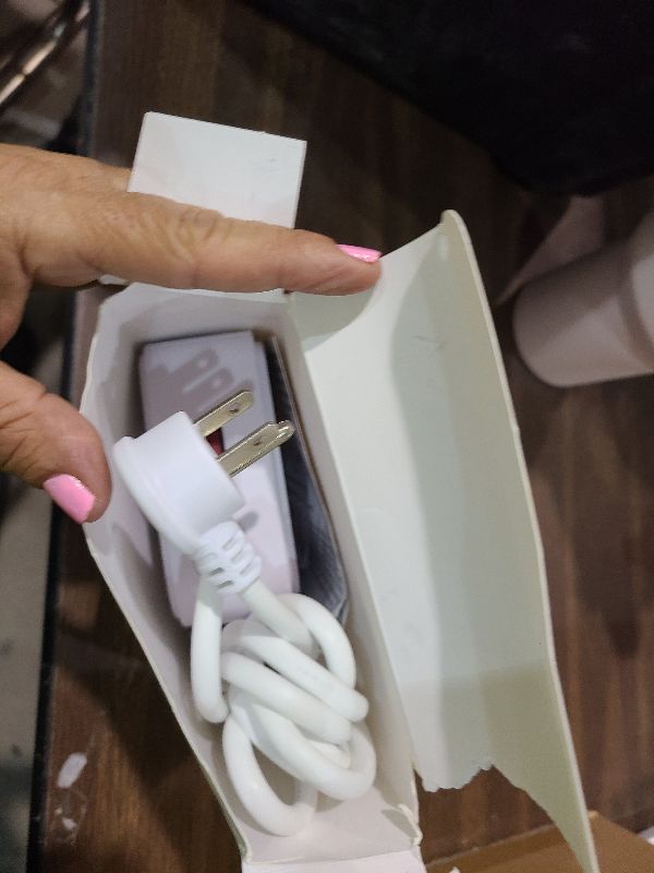 Photo 1 of 10 Ft Surge Protector Power Strip - YISHU 3 Side Outlet Extender with 8 Widely AC Outlets and 4 USB Ports, 10 Feet Extension Cord with Flat Plug, Wall Mount Desk USB Charging Station, ETL,White