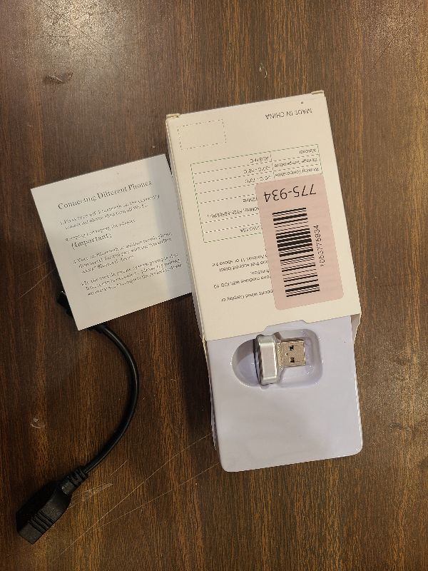 Photo 1 of 2026 Upgraded Wireless CarPlay Adapter - Fast Auto-Connect, Stable Connection, Mini Size Plug & Play Adapter for iPhone & Android Auto Compatible Cars