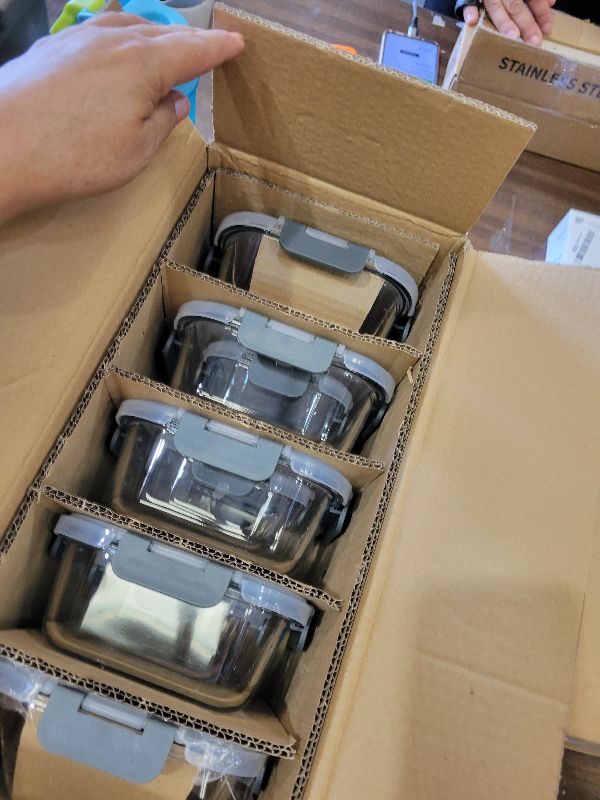 Photo 1 of [10-Pack] Glass Meal Prep Containers with Lids, MCIRCO Food Storage Containers with Snap Locking Lids, Airtight Lunch Containers, Microwave, Oven, Freezer and Dishwasher