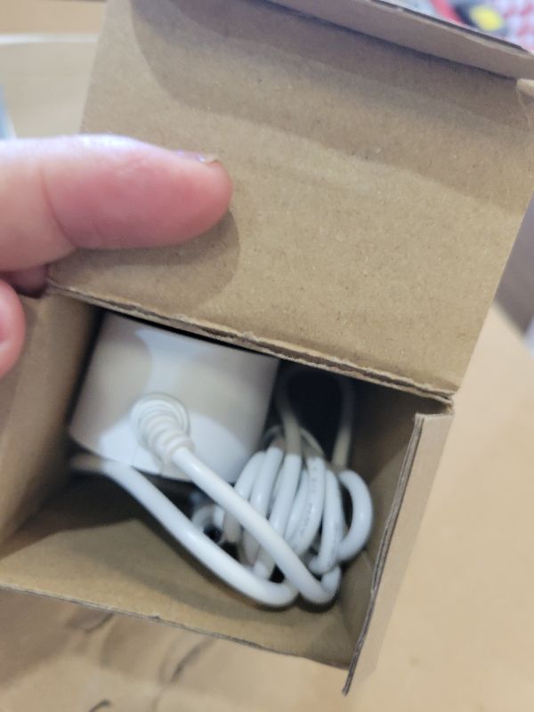 Photo 1 of 15W Power Adapter for Echo Dot (3rd/4th/5th Gen),Echo Dot with Clock (3rd/4th/5th Gen), Echo Dot Kids Edition, Echo Show 5(1st & 2nd Gen), Echo Spot,Pop, and Fire TV Cube, 5Ft Power Cord-White