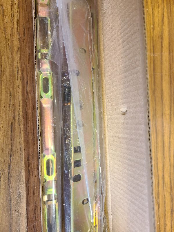 Photo 1 of 2 Point Sliding Patio Glass Door Mortise Lock with 11-3/4" Faceplate, Dual Point Hooks with Anti-Slam Pin, 45° Keyway, A/B Position, 3-15/16" Handle H.C. (Sold Separately), Non-Handed