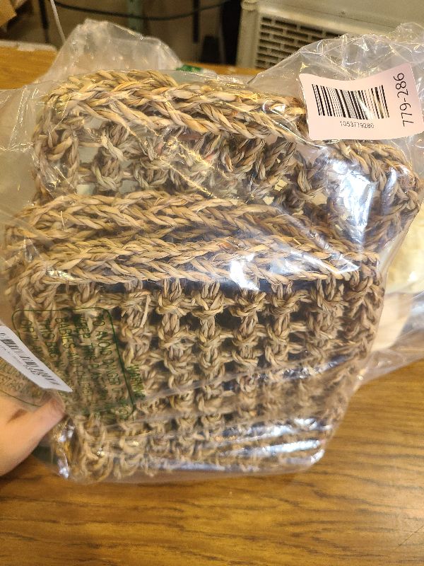 Photo 1 of 20.5 x 7.9 Inches Bird Seagrass Mat, Natural Grass Woven Bird Net Hammock Mat, Climbing Rope Ladder Chew Toy, Bird Cage Accessories for Parrots, Psittacines, Cockatiels, Hamsters, Lovebirds?2 Pack?