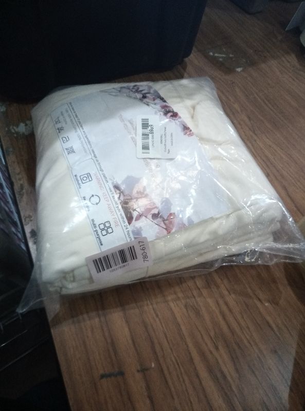 Photo 1 of 10x10ft Wrinkle Free Ivory Backdrop Curtain for Parties Soft Fabric Drapes Wedding Ivory Curtain Backdrop for Birthday Party Decorations Background for Photography 5x10ft,2 Panels