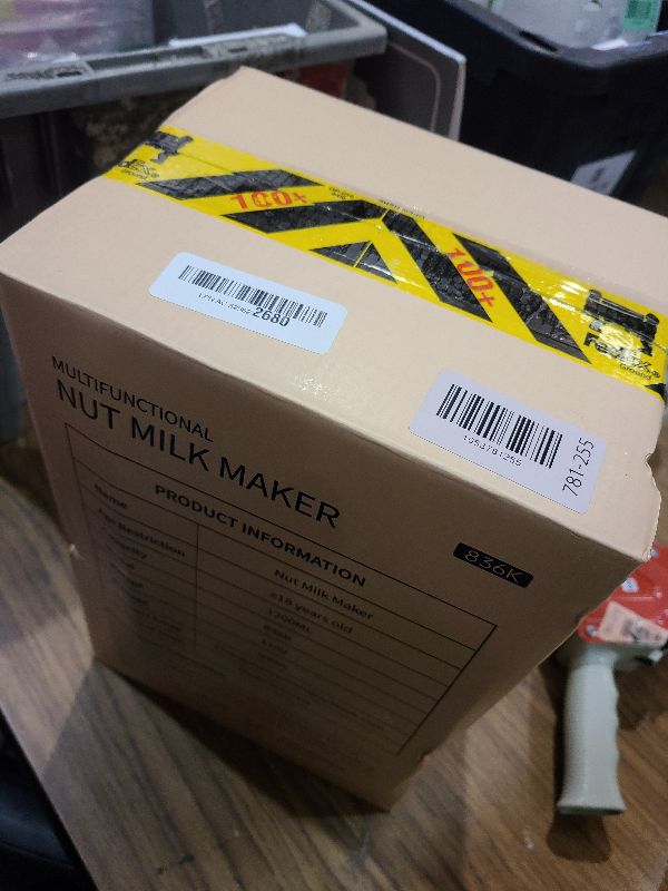 Photo 1 of 10 in 1 Nut Milk Maker Machine, 42oz IMD Screen Almond Milk Maker, Soy Milk Maker with Self-Cleaning, Delay Start, Keep Warm, Boil Water, Automatic Plant-Based Milk Blender for Soybean, Oat, Coconut