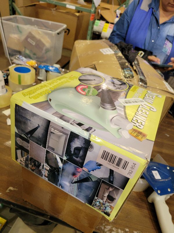 Photo 1 of 1200W Handheld Steam Cleaner for Home, Powerful Natural Multi?Surface Steam Cleaner with 11 Accessories, 11.8oz Pressurized Steamer for Deep Cleaning Tile, Grout, Showers, Bathrooms, Kitchens & Car