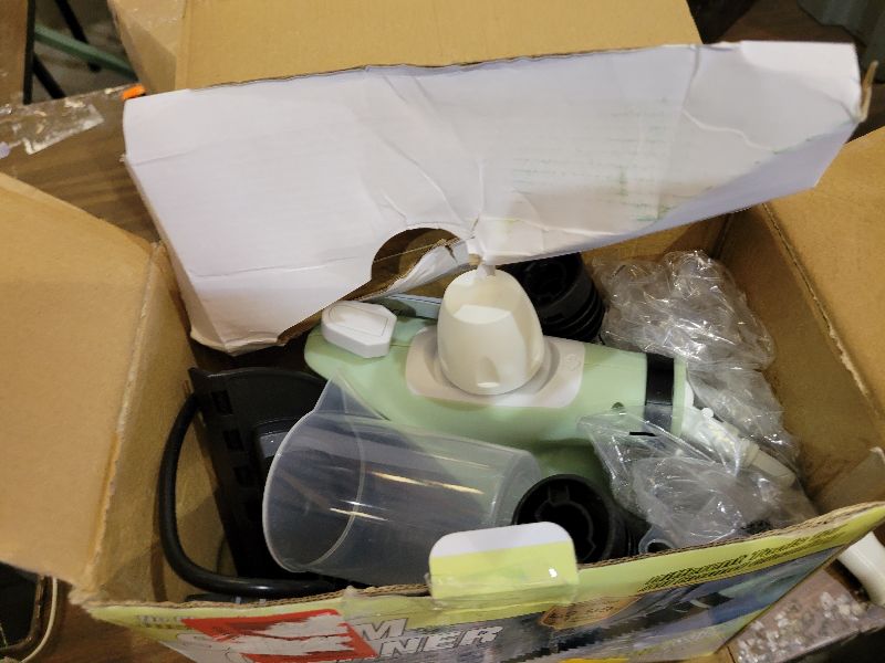 Photo 1 of 1200W Handheld Steam Cleaner for Home, Powerful Natural Multi?Surface Steam Cleaner with 11 Accessories, 11.8oz Pressurized Steamer for Deep Cleaning Tile, Grout, Showers, Bathrooms, Kitchens & Car