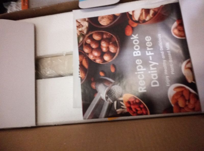 Photo 1 of 10 in 1 Nut Milk Maker Machine, 55oz Automatic Soy Milk Maker Blender, Homemade Soy Milk, Almond Milk, Oat Milk,Juice, Plant Based and Non Dairy Beverages (white)