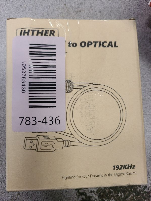 Photo 1 of 192KHz HDMI ARC/eARC to Optical Audio Adapter, HDMI ARC Cable for Soundbar to TV, Plug & Play Optical Audio to ARC Converter, Optical Audio Splitter Extractor Support for PCM/Dolby 5.1/DTS 5.1[No CEC]