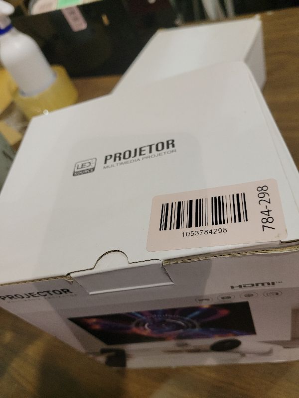 Photo 1 of ?Electric Focus?Mini Projector, Support 4K 1080P, 210 ANSI Portable Projector with WiFi and Bluetooth, Auto Keystone Correction Video Projector, Compatible with Smartphone,TV Stick,Laptop