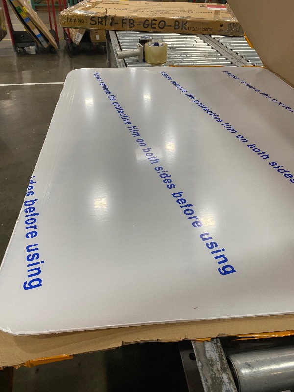 Photo 1 of [Upgraded Version] Crystal Clear 1/5" Thick 47" x 35" Heavy Duty Hard Chair Mat, Can be Used on Carpet or Hard Floor