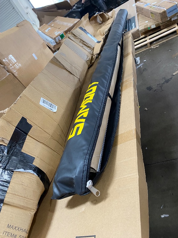 Photo 1 of *********************missing hardware***************
SAMOUT Vehicle Awning, 6.6ft x 10ft, Rooftop Pullout Ripstop UPF50+ Side Awning, Reinforced Hinges & Poles for Jeep/SUV/Truck/Van