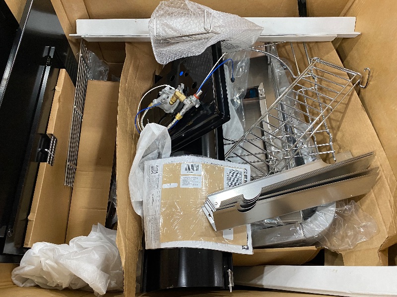 Photo 1 of ***************missing the lid and the two bottom doors***************
Weber Genesis S-335 Liquid Propane Gas Grill for Outdoor Cooking, 3 Burners and 1 Side Burner, Stainless Steel