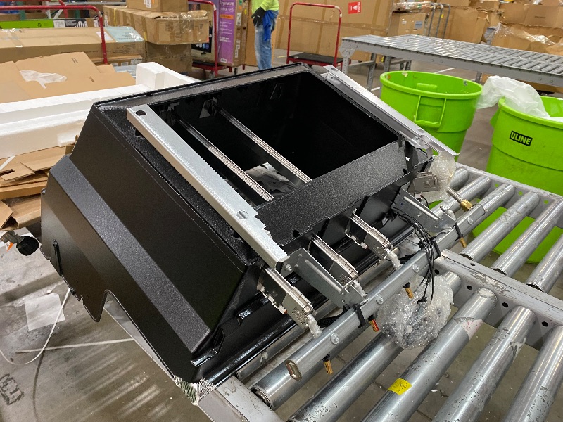 Photo 1 of ***************missing the lid and the two bottom doors***************
Weber Genesis S-335 Liquid Propane Gas Grill for Outdoor Cooking, 3 Burners and 1 Side Burner, Stainless Steel