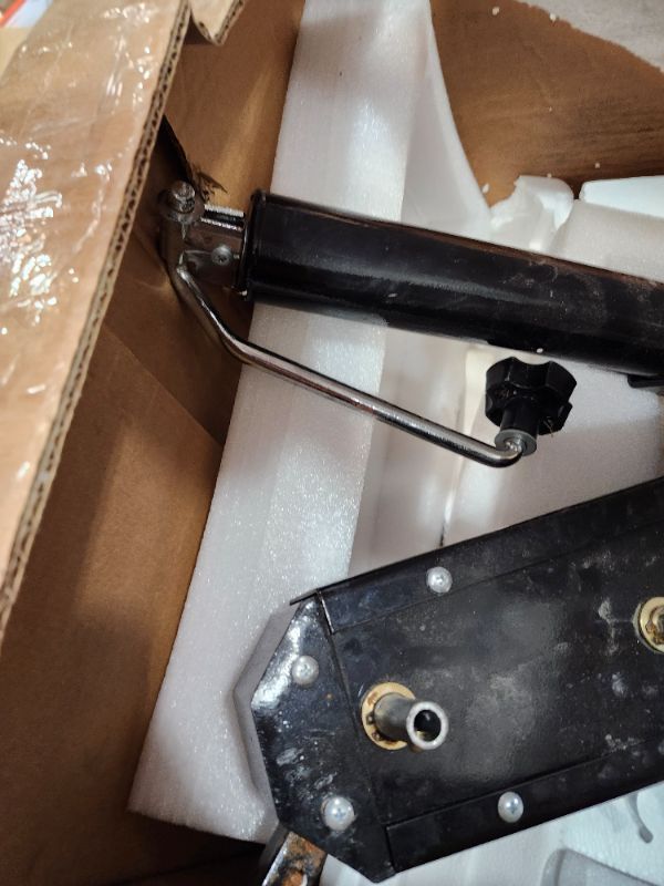 Photo 1 of ****************missing parts and damaged*****************
VEVOR Trailer Dolly, 500lbs Tongue Weight Capacity, 13 inch-23.2 inch Height Adjustable Trailer Mover Dolly, 9-inch Pneumatic Rubber Tire, Manual or Electric Wrench Drive, for Moving RV Trailer