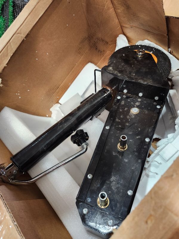 Photo 1 of ****************missing parts and damaged*****************
VEVOR Trailer Dolly, 500lbs Tongue Weight Capacity, 13 inch-23.2 inch Height Adjustable Trailer Mover Dolly, 9-inch Pneumatic Rubber Tire, Manual or Electric Wrench Drive, for Moving RV Trailer