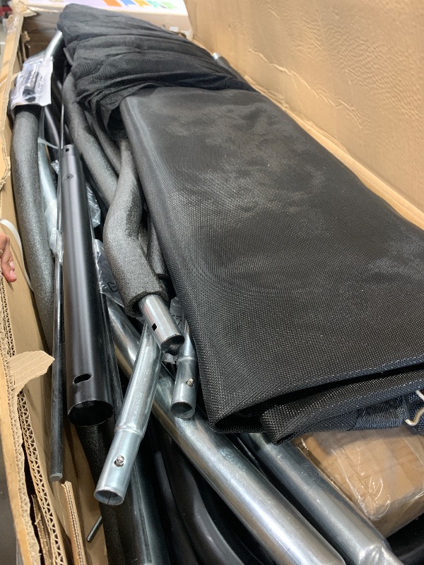 Photo 1 of **PARTS ONLY*** Kiivakii Trampoline 14FT 15FT 16FT, Outdoor Recreational Trampolines for Kids and Adults, Big Round Trampoline with Net & Ladder, Backyard Trampolines for Outdoor Playing, ASTM, Black