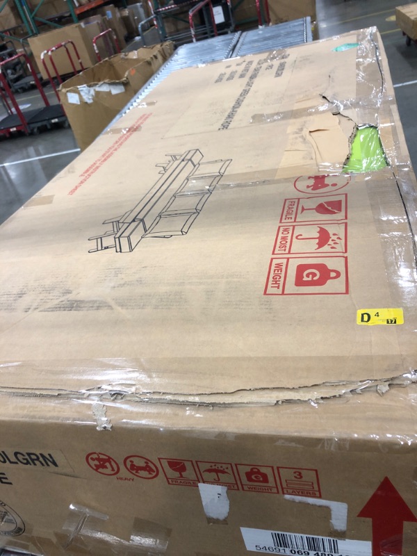 Photo 1 of *********************has some minor damage to the wood****************
Christopher Knight Home Serene Outdoor Expandable Daybed with Cushions - Acacia Wood - Teak/Light Green/Khaki