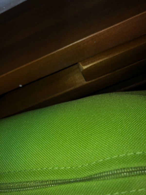 Photo 1 of *********************has some minor damage to the wood****************
Christopher Knight Home Serene Outdoor Expandable Daybed with Cushions - Acacia Wood - Teak/Light Green/Khaki