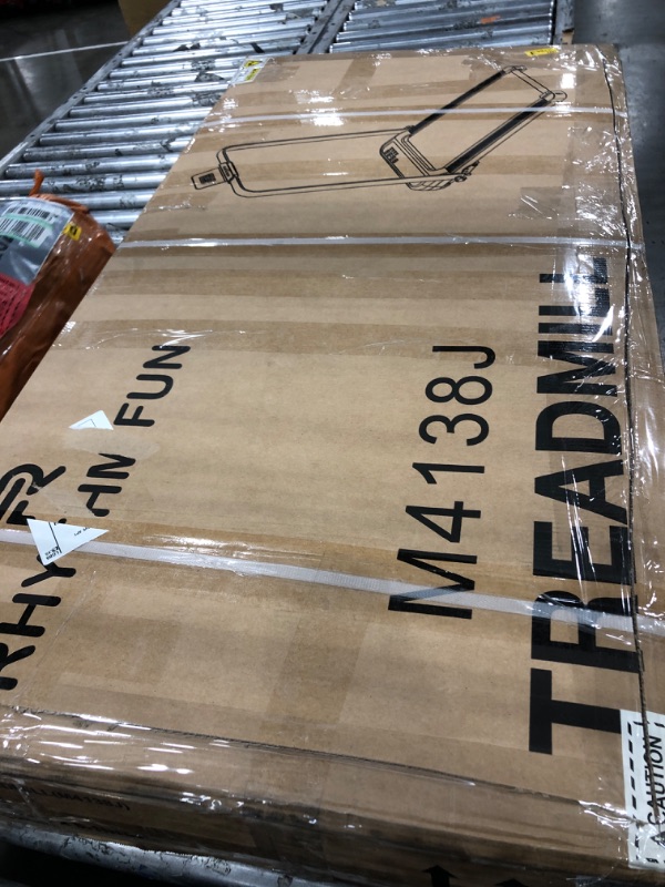 Photo 1 of ** FOR PARTS ONLY, DIPLAYUS E8 ERROR CODE ** RHYTHM FUN Walking Pad Treadmill with Incline, 8% Incline Walking Treadmill, 300 lbs Foldable Treadmills with Handles for Home Office Use, Under Desk Compact Walking Pad