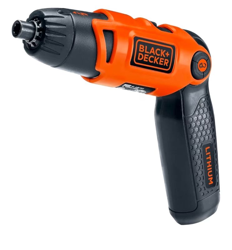 Photo 1 of ***ONLY THE SCREWDRIVER*** BLACK+DECKER Electric Screwdriver, Cordless, 180 RPM, 3.6V, Spindle Lock with Pivoting Handle