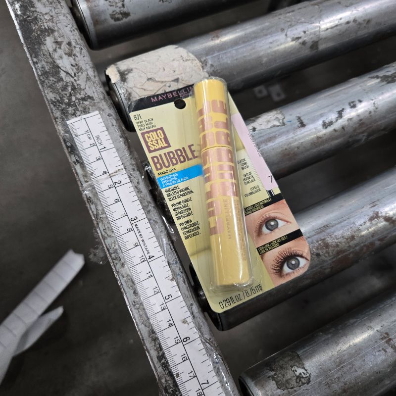 Photo 1 of **SEALED**Maybelline The Colossal Bubble Waterproof Mascara, Buildable Mascara Volume and Length Formula for Bold, Separated Lashes, Very Black, 1 Count