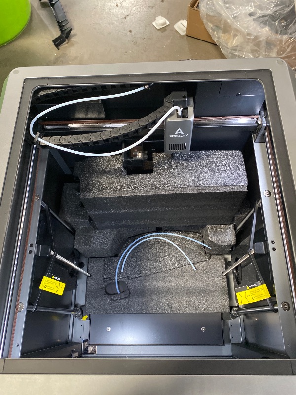 Photo 1 of (for parts, missing) Official Creality K2 Plus Combo 3D Printers, Multicolor Printing Machine Up to 16 Colors, 600mm/s High-Speed Printing, Dual AI Camera for Monitoring, 350x350x350mm Build Volume