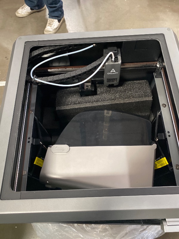 Photo 1 of (for parts, missing) Official Creality K2 Plus Combo 3D Printers, Multicolor Printing Machine Up to 16 Colors, 600mm/s High-Speed Printing, Dual AI Camera for Monitoring, 350x350x350mm Build Volume