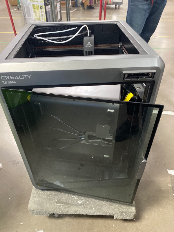 Photo 1 of (for parts, missing) Official Creality K2 Plus Combo 3D Printers, Multicolor Printing Machine Up to 16 Colors, 600mm/s High-Speed Printing, Dual AI Camera for Monitoring, 350x350x350mm Build Volume