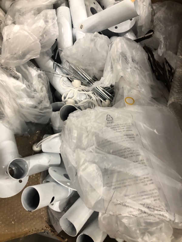 Photo 1 of **************INCOMPLETE ITEM, THIS IS ONLY IS ONLY CARTON #5 OUT OF 5 TOTAL****************
DWVO 20x40ft Party Tent Heavy Duty Outdoor Wedding Event Shelters Upgraded Galvanized Canopy with Large White Roof, Removable Sidewalls & 4 Storage Bags