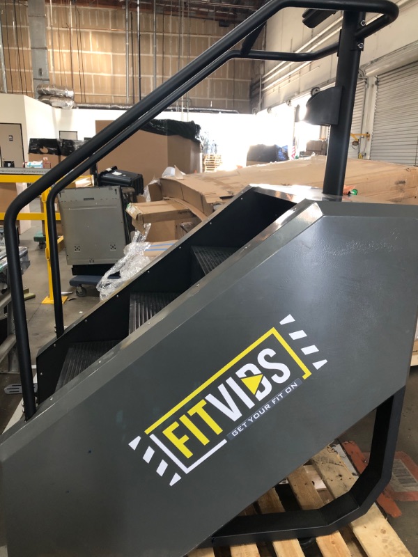 Photo 1 of ***PARTS ONLY***Fitvids Stair Stepper Machine, Commercial Grade Continuous Climbing Stair Machine for Cardio and Lower Body Workouts, Max Load 375LBS, Black