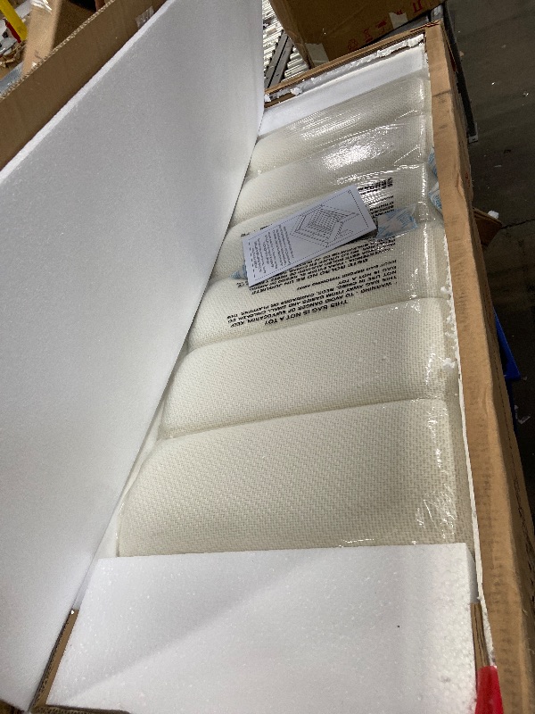 Photo 1 of ***INCOMPLETE***Bellemave Twin Corner Bed with Storage Shelves and Desk, Upholstered Headboard Daybed with Bookcase and Drawers?Daybed with Storage, White+Beige Cushion