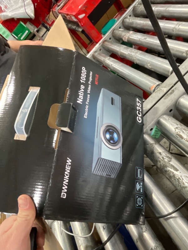 Photo 1 of [Netflix Officially & Dolby Audio] Smart Projector with WiFi6 and Bluetooth5.3, Electric Focus & Auto Keystone 4K Support, High Brightness Movie Projectors, Native 1080P Proyector Built-in Apps