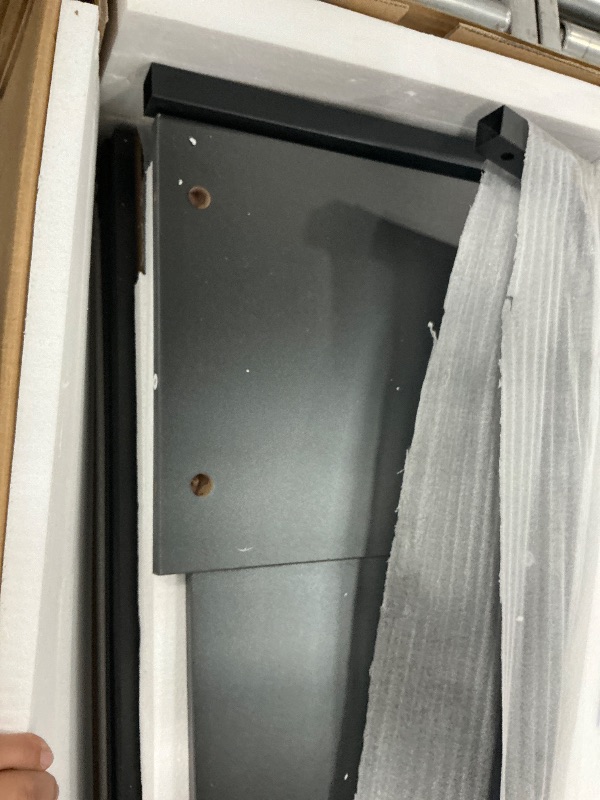 Photo 1 of ***PARTS ONLY***Tribesigns 71 inch Executive Desk, L Shaped Desk with Cabinet Storage, Executive Office Desk with Shelves, Business Furniture Workstation for Home Office, Brown and Black