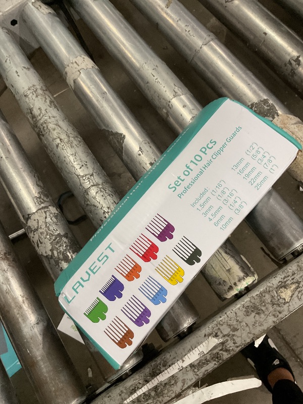 Photo 1 of 10 Professional Hair Clipper Guards Cutting Guides Compatible with Most Wahl Clippers with Organizer, Color Coded Clipper Combs Replacement - 1/16" to 1"