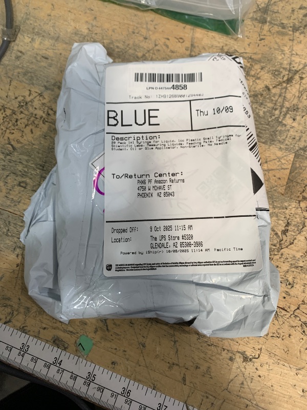 Photo 1 of 20 Pack 1ml Syringe for Liquid, 1cc Plastic Small Syringes for Scientific Labs, Measuring Liquids, Feeding Pets, Medical Student, Oil or Glue Applicator, Non-Sterile, No Needle