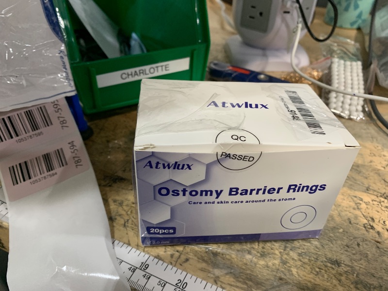 Photo 1 of 20PCS Ostomy Barrier Rings, Medical Hydrocolloid Ostomy Supplies, Moldable Ostomy Ring, Leak-Free Skin Extender Rings, Stoma Protector Seal for Colostomy Bags