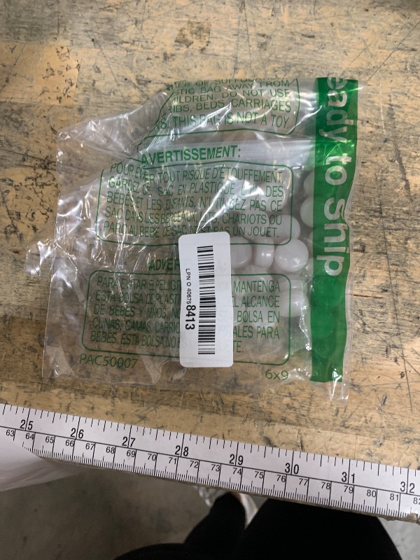 Photo 1 of 20 Pcs White Rattle Box Noise Maker Insert Squeaker Plastic Ring Box Repair Fix Baby Rattle Accessories (15mm)