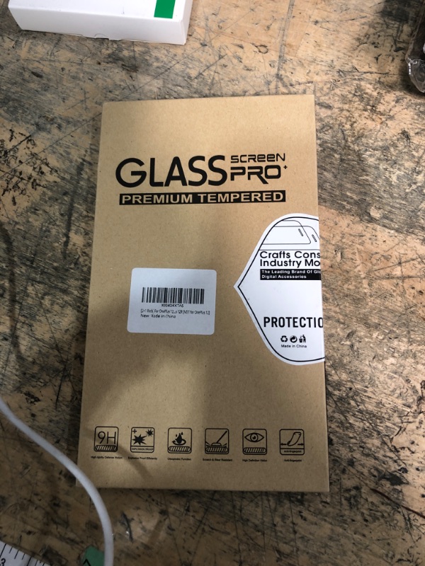 Photo 1 of [2+1 Pack] OnePlus 12R Screen Protector, 9H Hardness Tempered Glass With Camera Lens Protector, Support Fingerprint Sensor, Bubble Free, Scratch Resistant [NOT for OnePlus 12]